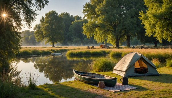 Camping bord de rivière gard guide : détente et environnement