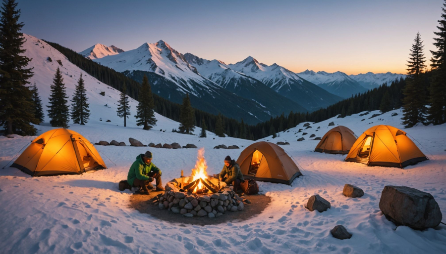 Profiter d'un séjour au camping au pied des pistes de ski